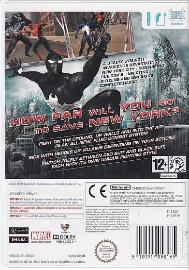 Spider Man Web of Shadows - Wii (B Grade) (Genbrug)